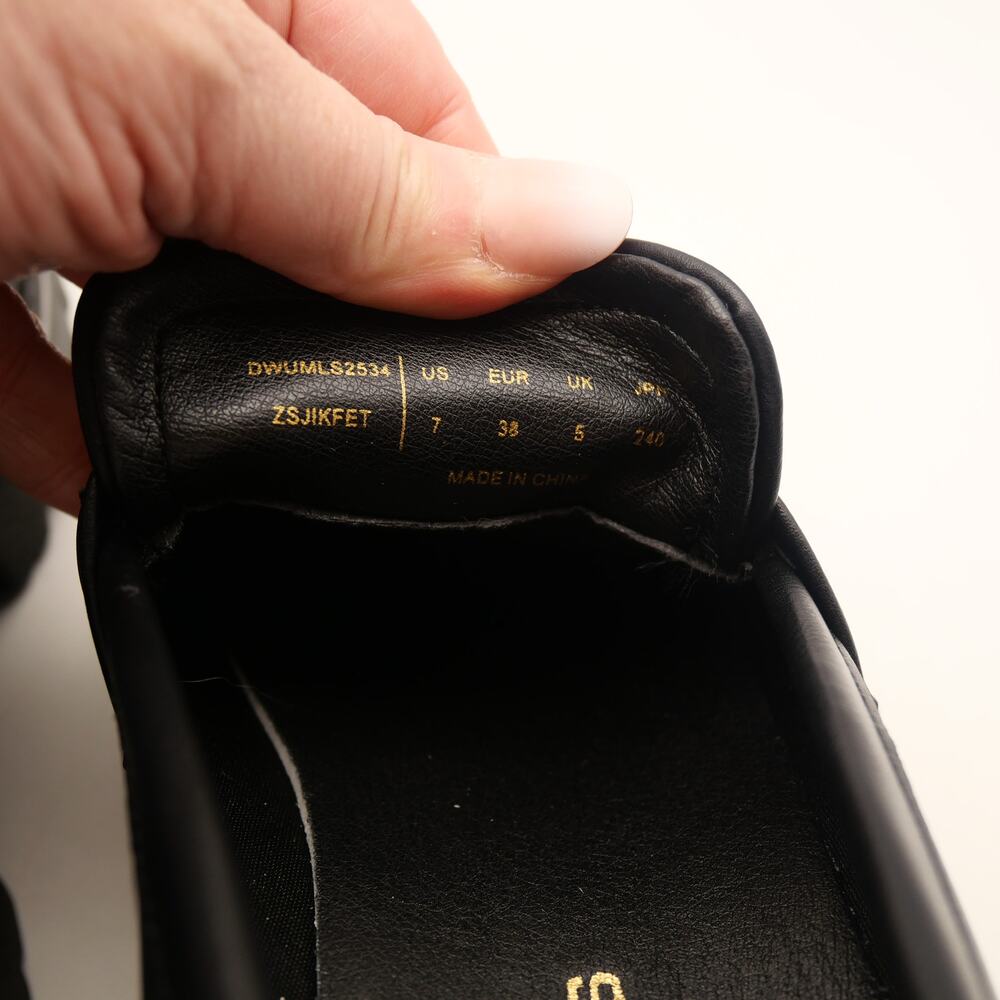 DREAM PAIRS Women's 7 Platform Loafer Chunky Heel Platform y2k Black NEW - Picture 6 of 9